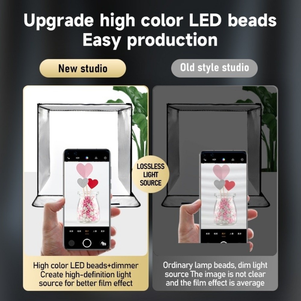 Photography Lighting And Background - Mini softbox LED 45/65 cm z