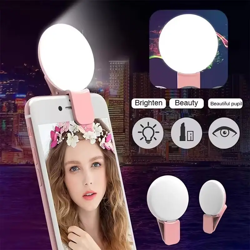 Photography Lighting Accessories - Przenośna, miniaturowa lampa pierścieniowa LED do