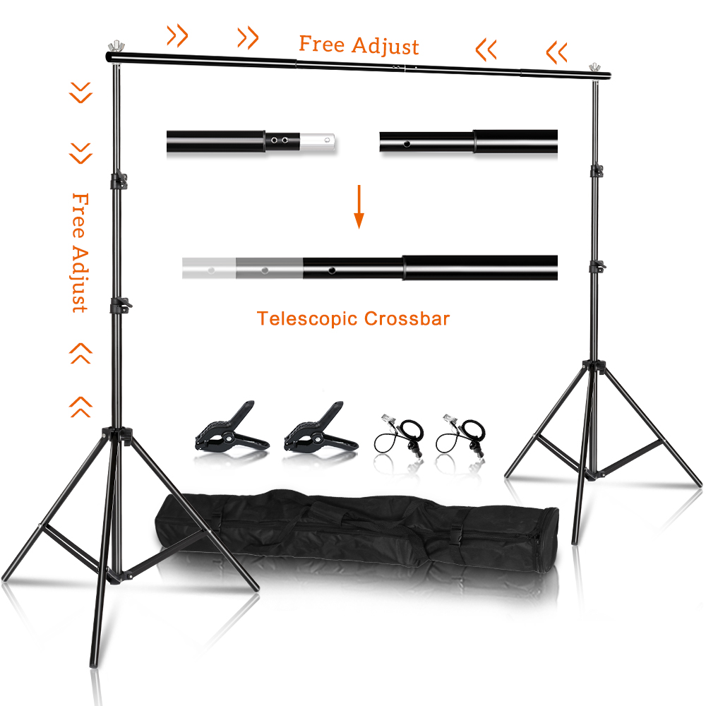Photography Lighting And Backdrop Kits - Stojaki do tła fotograficznego, tła fotograficzne,
