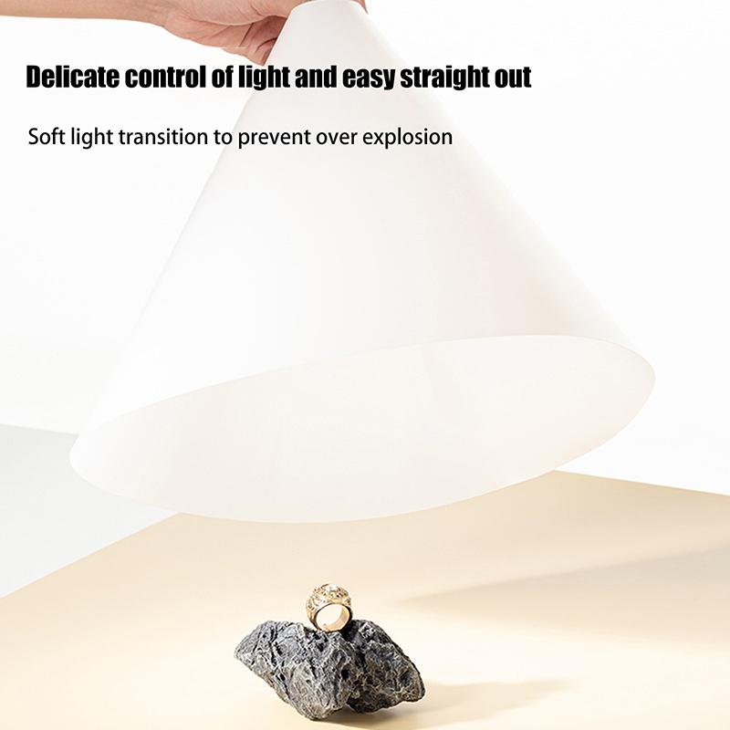 Stożkowy dyfuzor Rekwizyty fot – Jewelry Photography Lighting Kit recenzja i cena