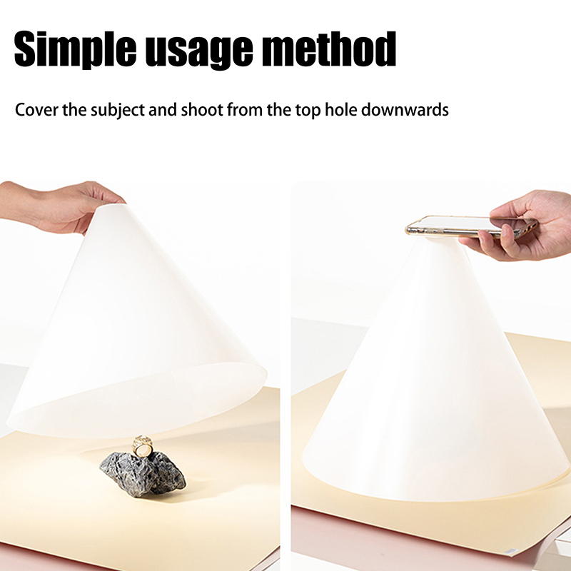 Stożkowy dyfuzor Rekwizyty fot – Jewelry Photography Lighting Kit recenzja i cena