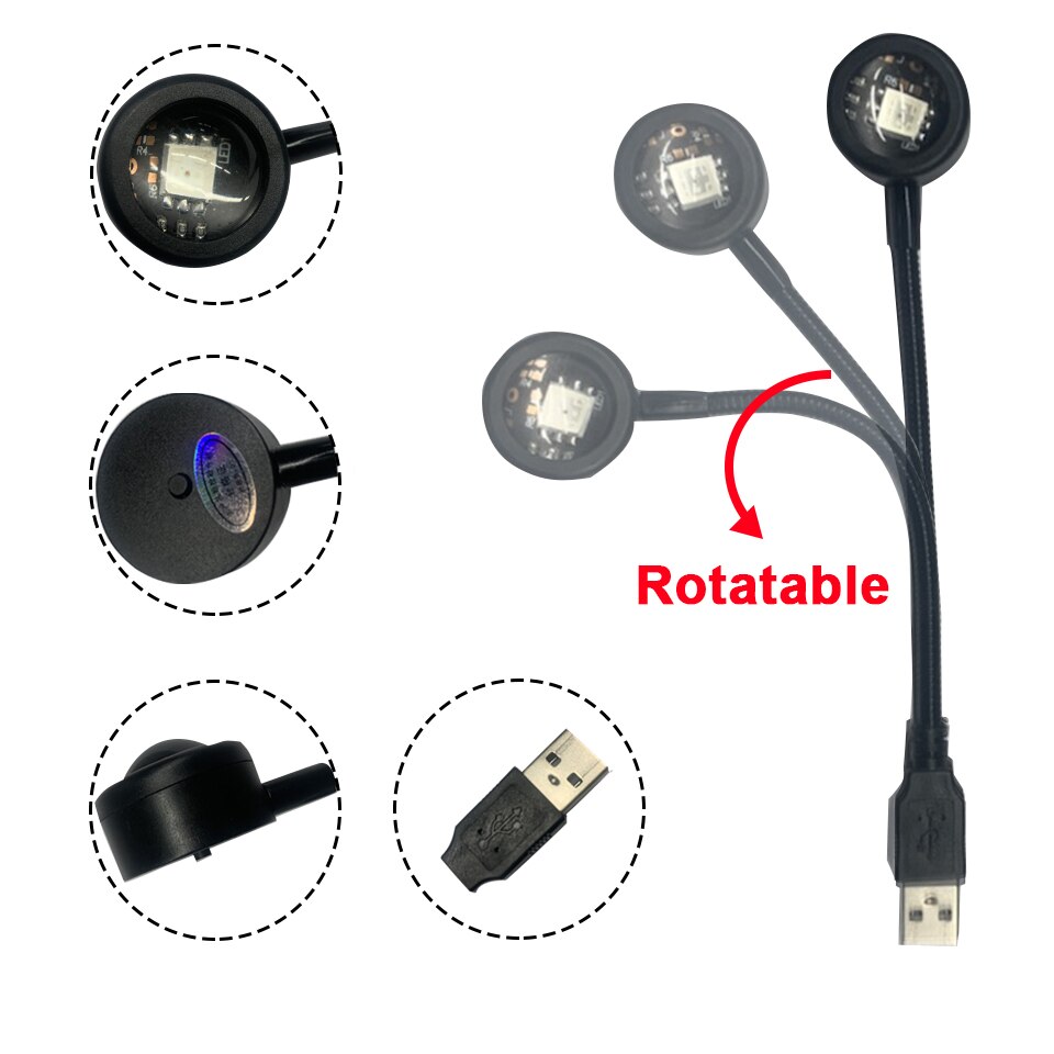 Kolorowa lampa USB z efektem z – Photography Lighting And Background recenzja i cena