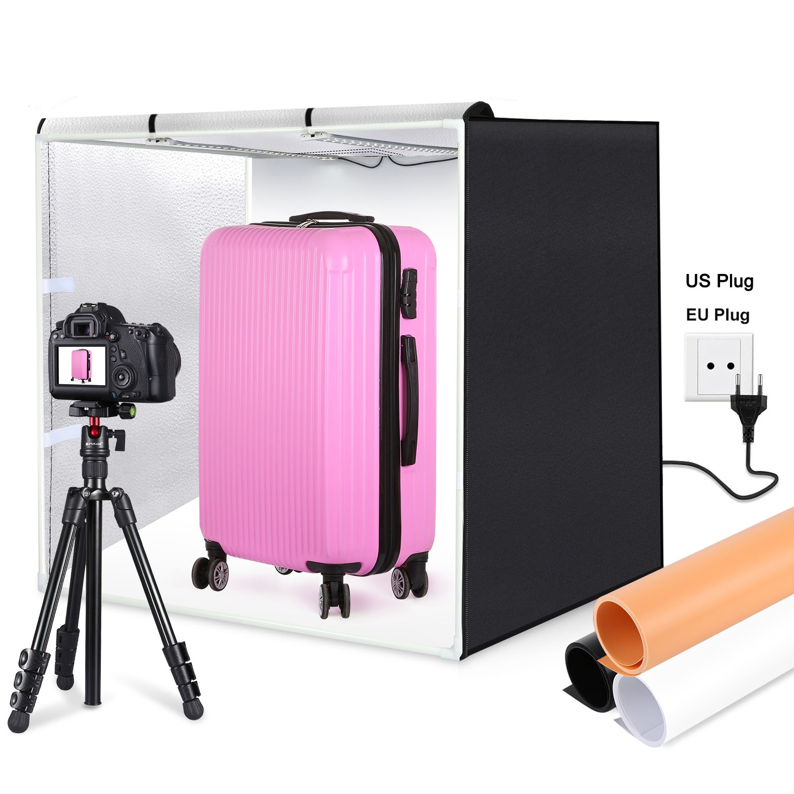 PULUZ 80cm Składany Przenośny  – Photography Lighting And Backdrop Kits recenzja i cena