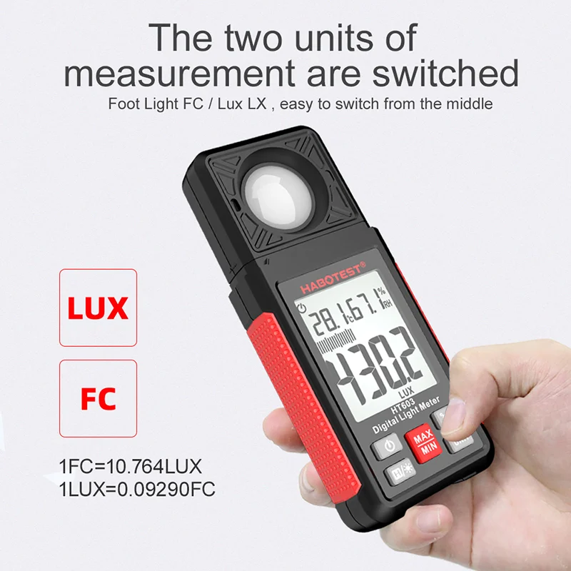 Cyfrowy luksomierz HT603 0~200 – Photography Lighting Meter recenzja i cena