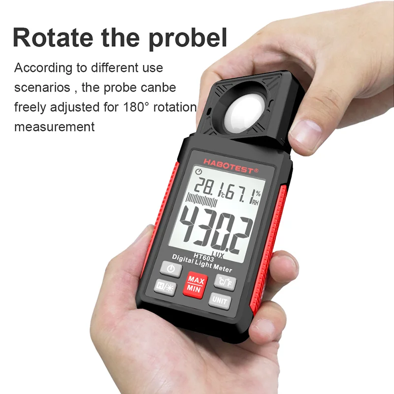 Cyfrowy luksomierz HT603 0~200 – Photography Lighting Meter recenzja i cena
